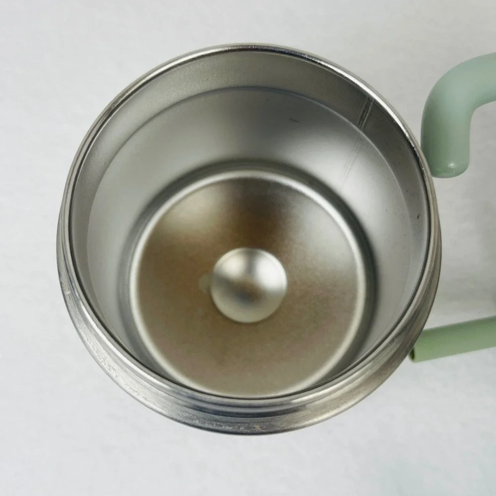 Cloud Island Stainless Steel Toddler Sippy Cup with Silicone Straw Sage Green